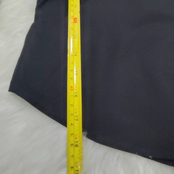 Love Moschino Black Slim Fit Logo Patch Long Sleeve Button-Up Shirt Men's Size M - Picture 14 of 15